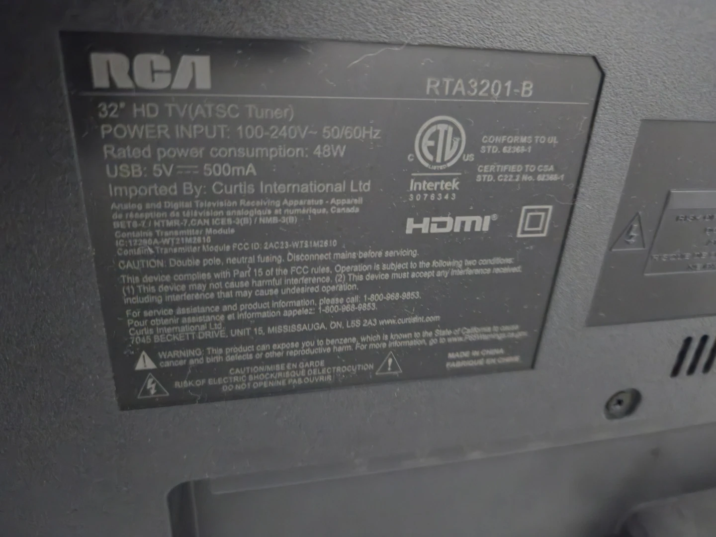 RCA 32" HD Android Smart TV - photo 3