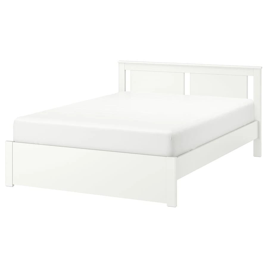 Ikea queen size bed frame with slats