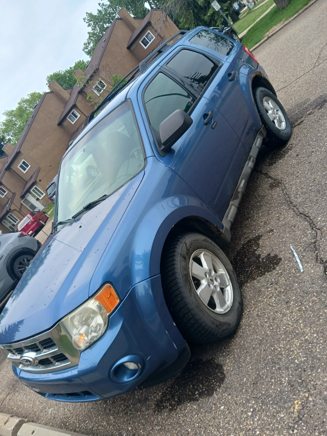 Blue Ford Escape SUV