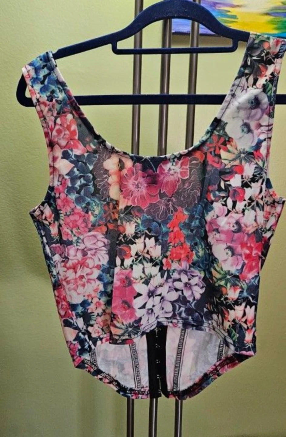 Floral Print Corset Top - photo 2