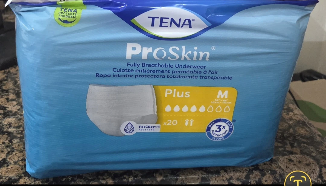 Tena pull-ups size M  pack of 20 for men and women