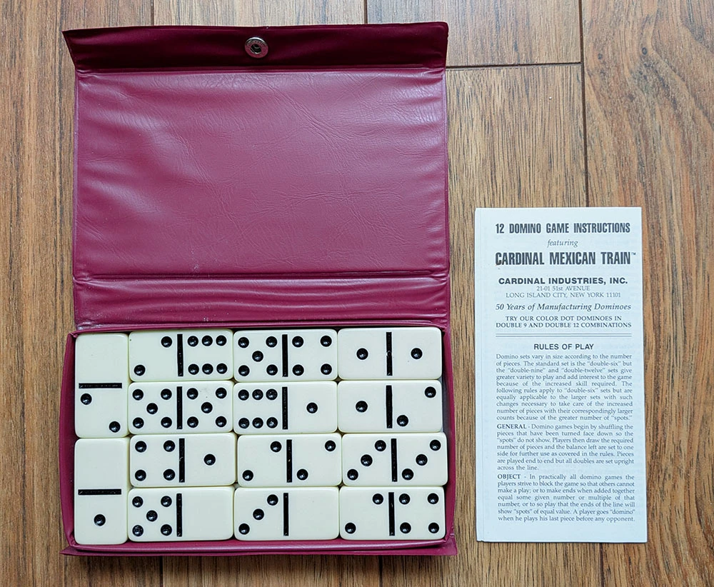 Dominoes - Double-Six - 100% COMPLETE, EXCELLENT CONDITION - photo 2