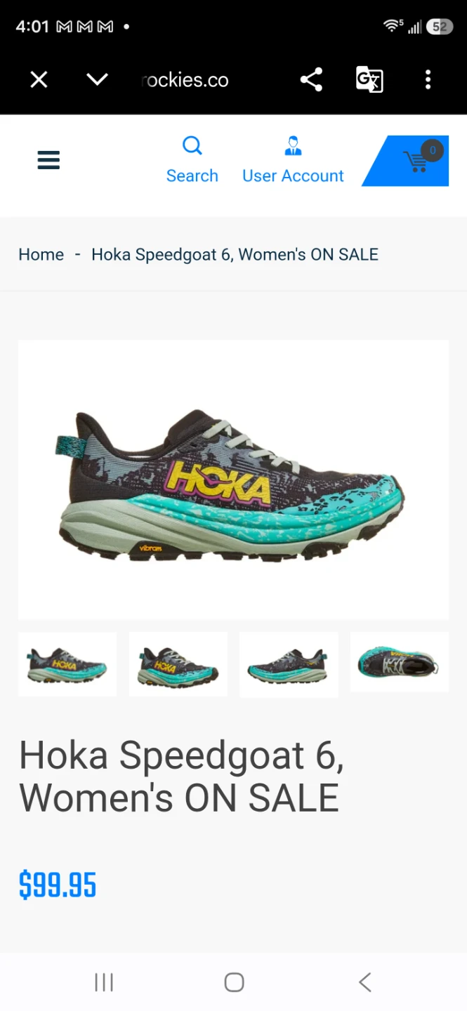 New. Size 9 Hoka Speedgoat 6 Women's Trail Running Shoes