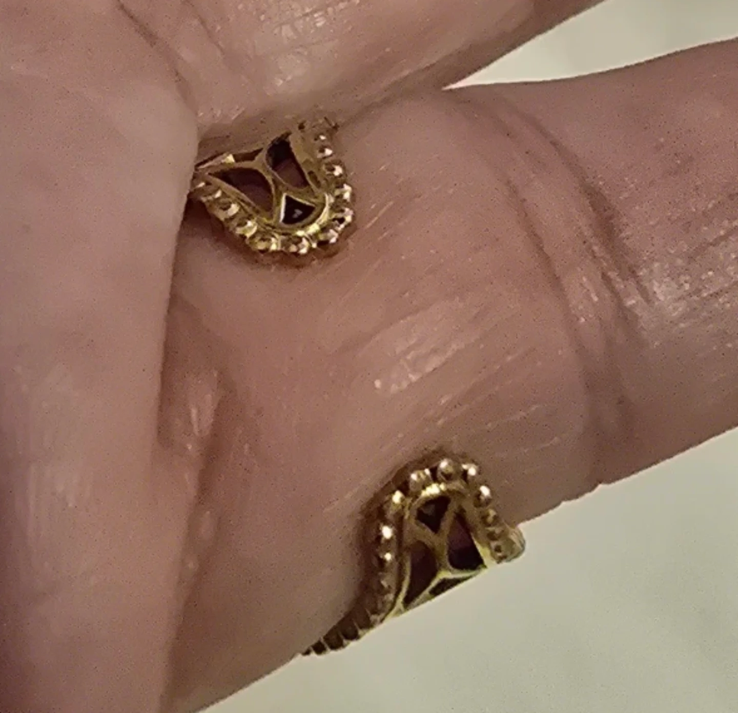 Vintage Gold Tone Ring with Oval Stone Coventry signed - photo 2