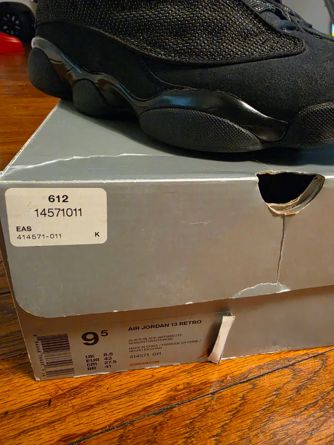 Air Jordan 13 Retro "Black cats" Men's Shoes - photo 3
