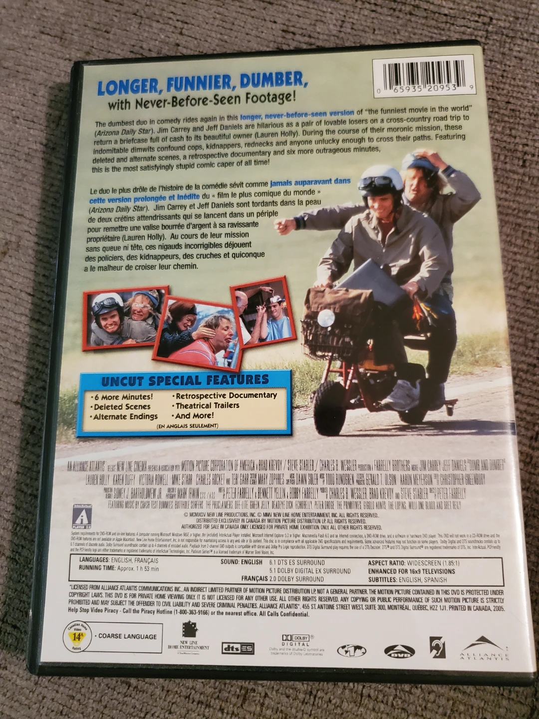 Dumb and Dumber Uncut DVD ⚽ - photo 2