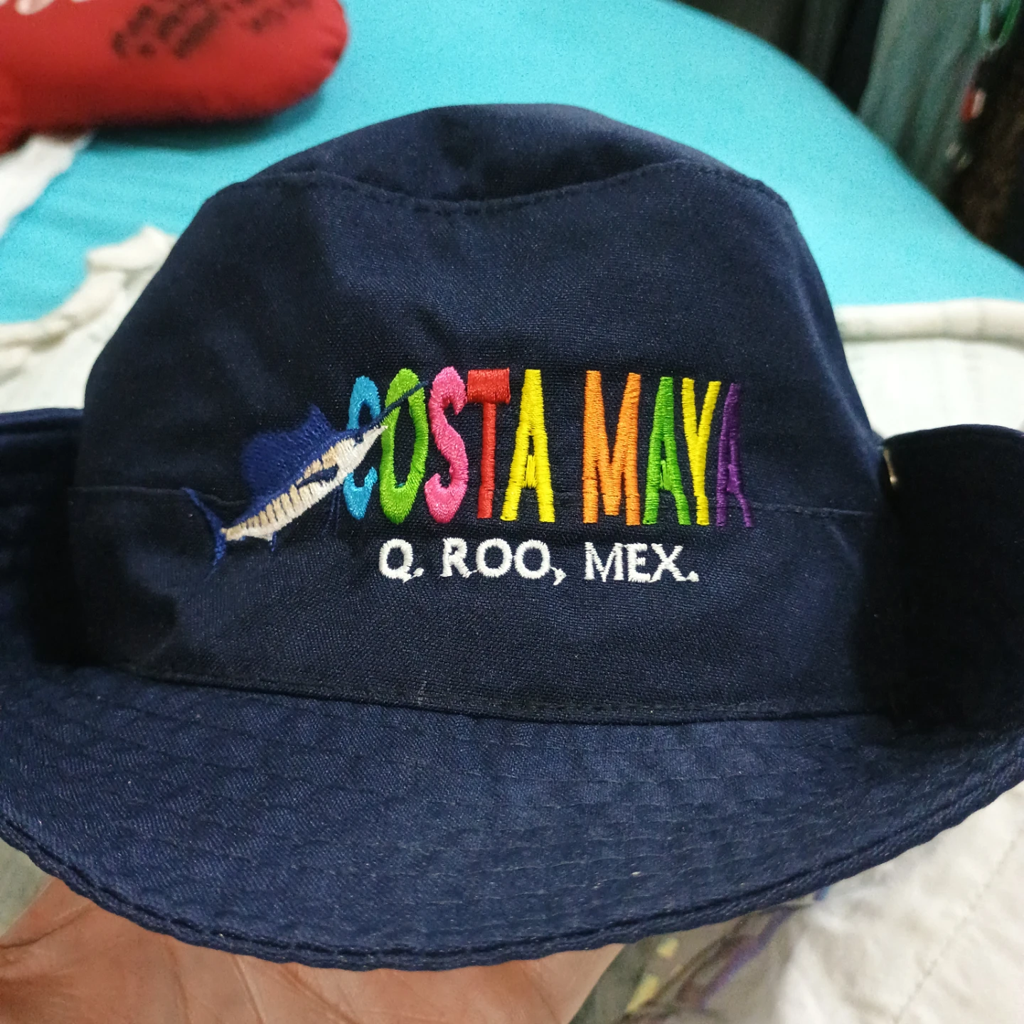 Navy Blue Bucket Hat with COSTA MAYA Embroidery - photo 3