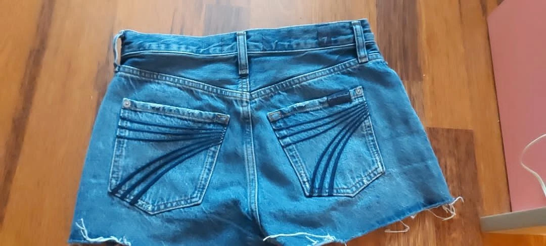 Seven For All Mankind Denim Cutoff Shorts
