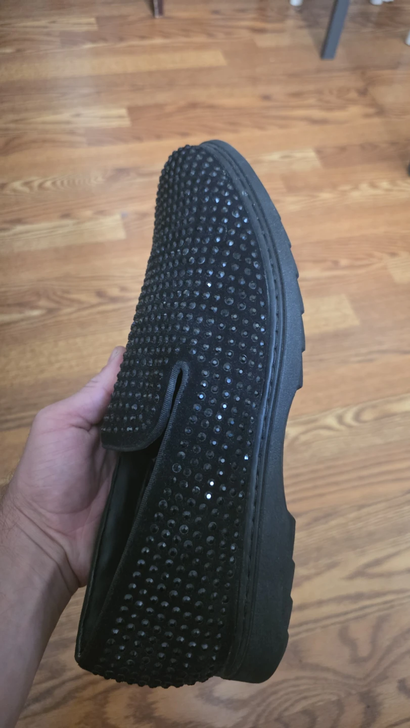 Steve Madden Black Embellished Loafers - photo 3