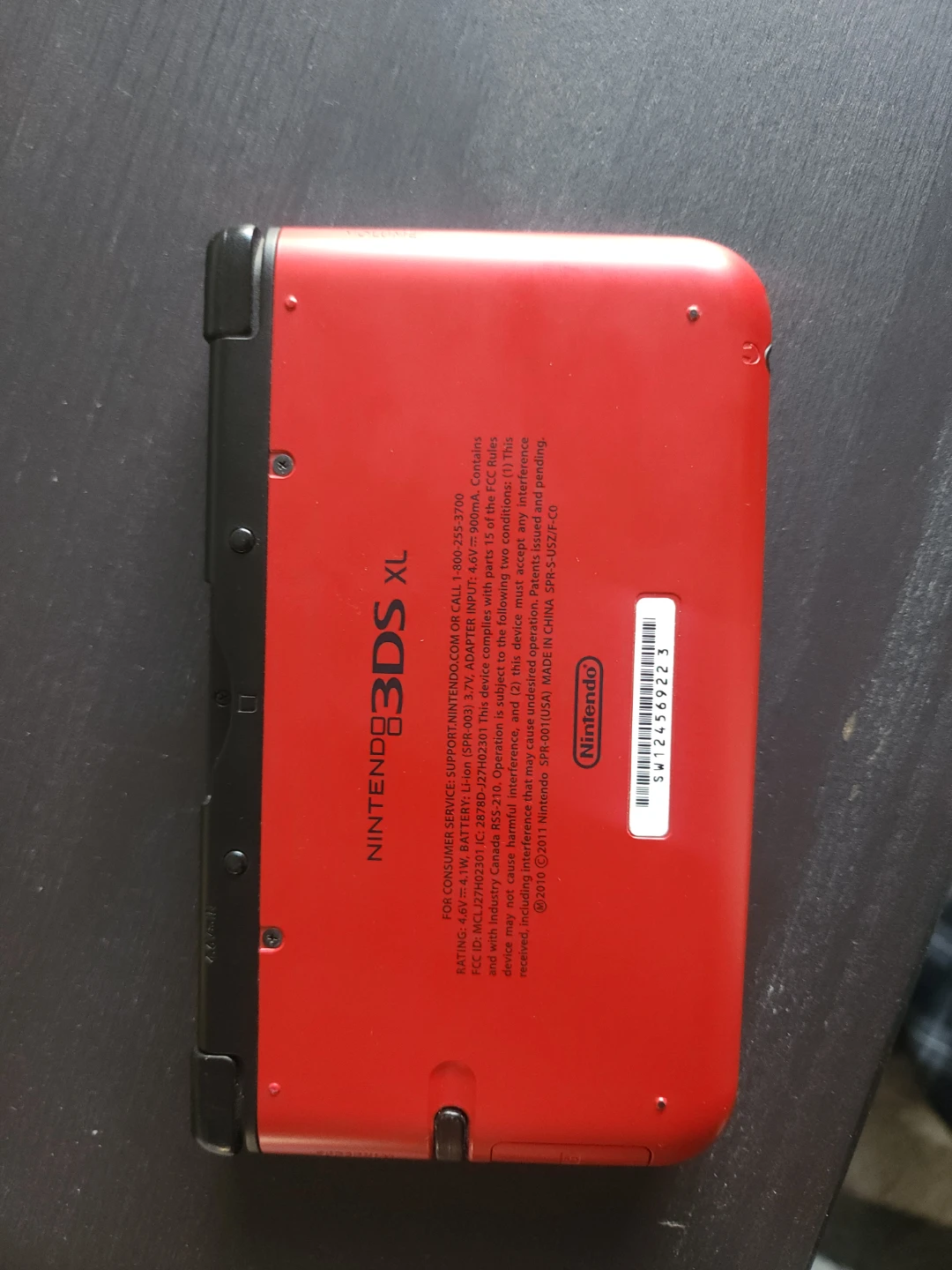 Red  Nintendo 3DS XL & Games - photo 4