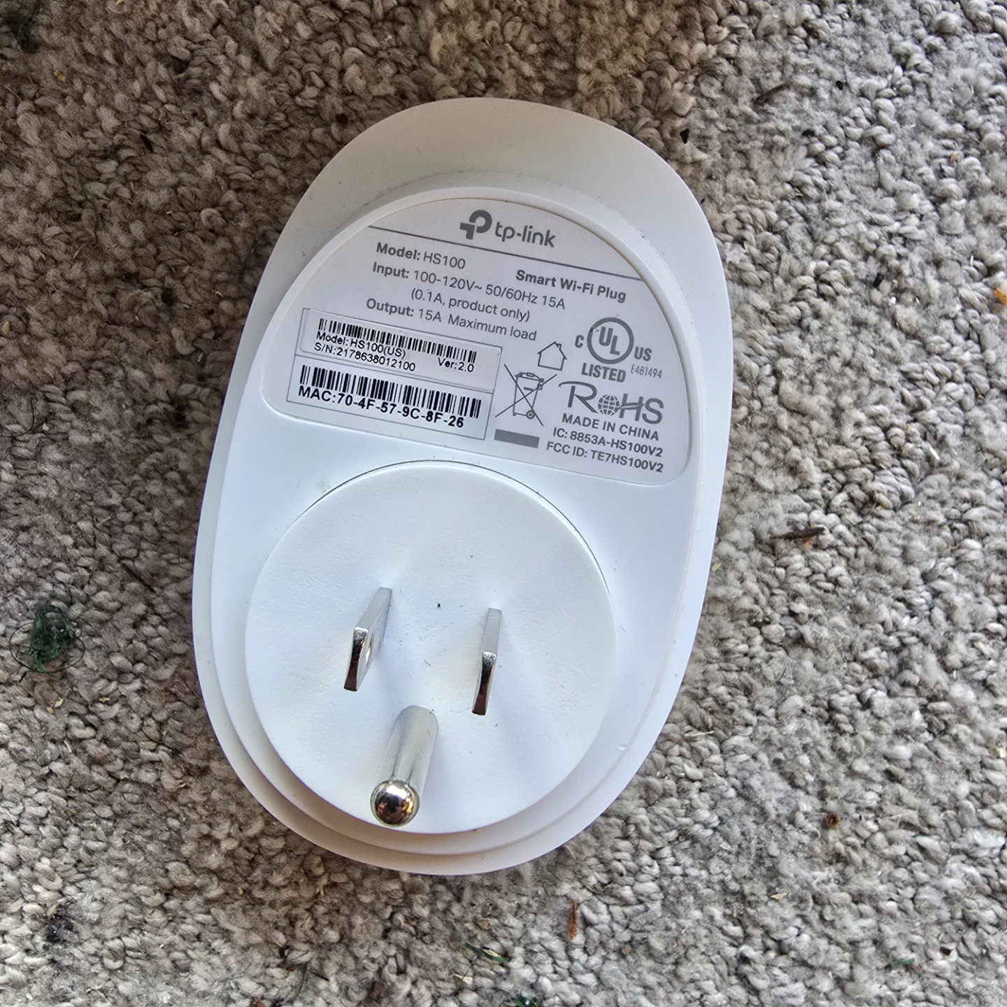 TP-Link Smart Wi-Fi Plug HS100 - photo 4