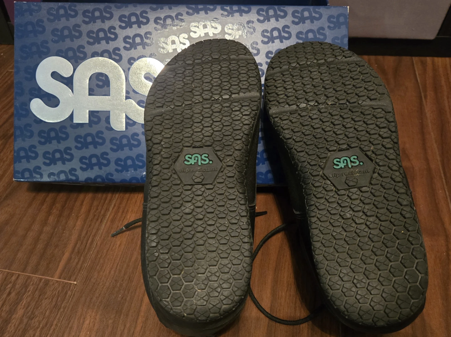 SAS Alpine Black Slip Resistant Shoes - photo 2
