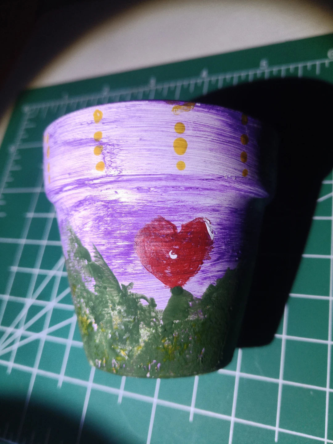 Hand-painted Flower Pot