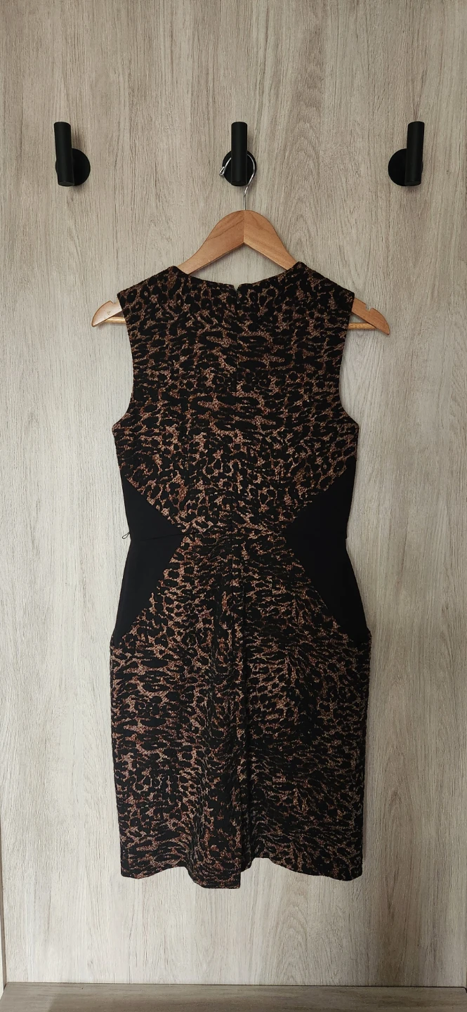 Calvin Klein Leopard Print Sheath Dress Size 4