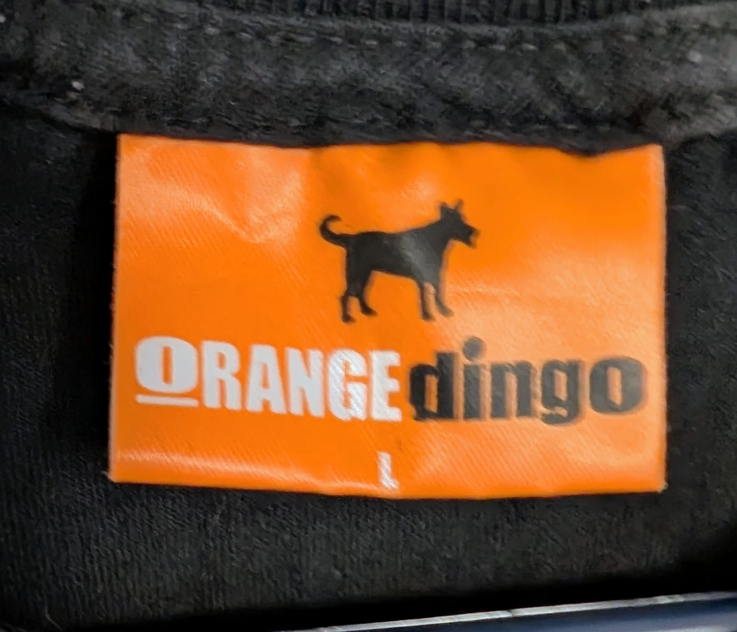 Orange Dingo "333 Only Half Evil" T-Shirt - Men's Size Large - photo 2