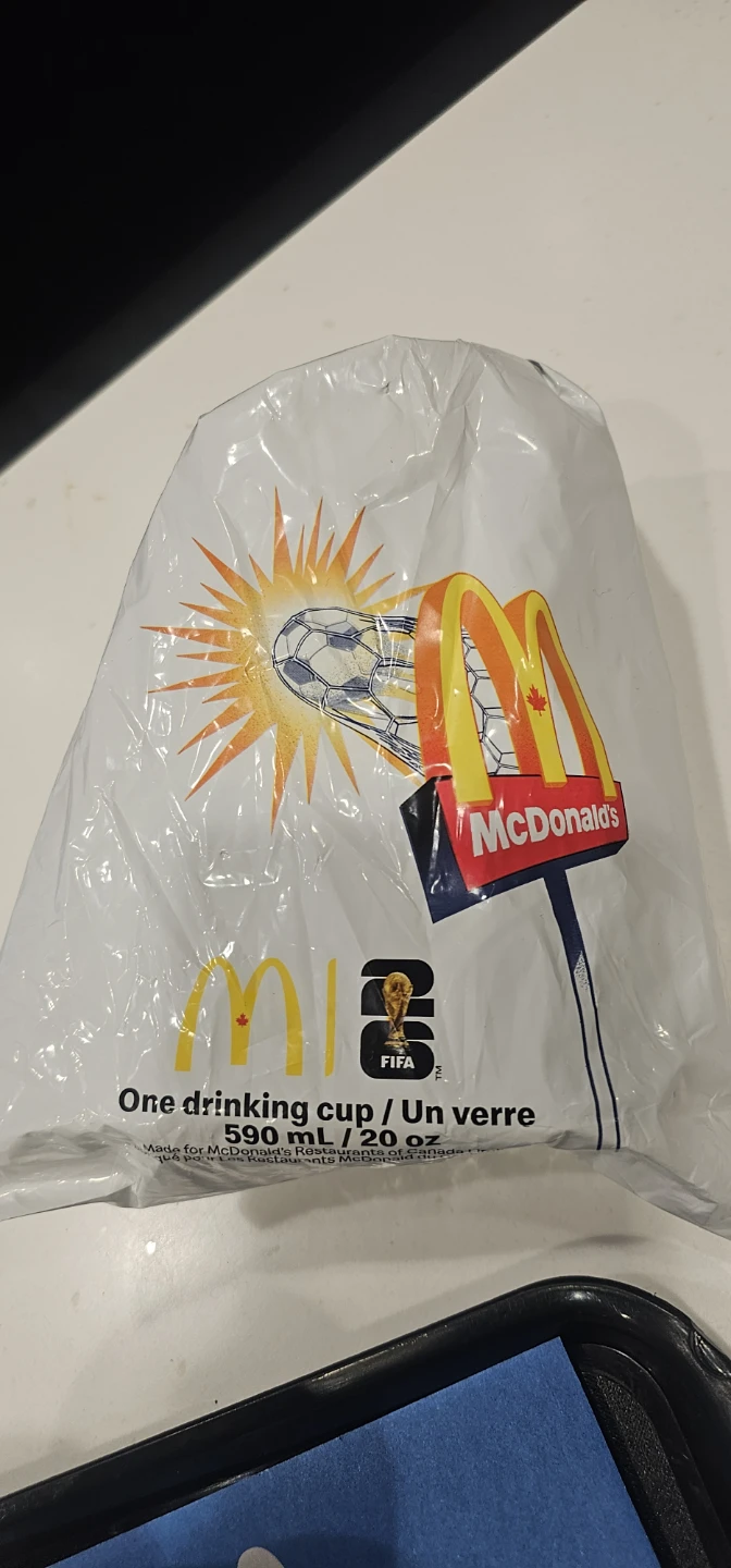 McDonald's FIFA World Cup 20 oz Drinking Cup