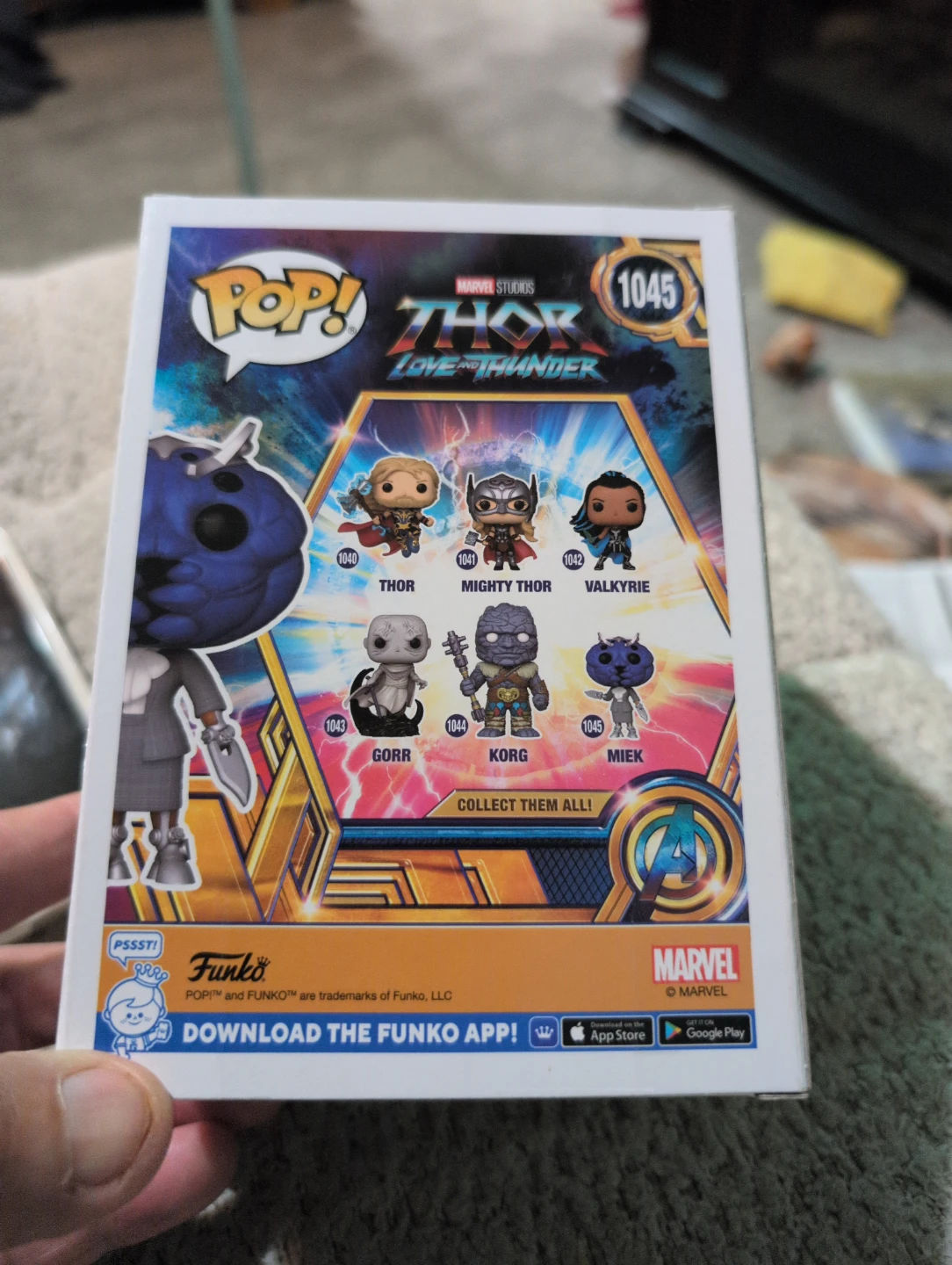 Funko Pop! Marvel Studios Thor Love and Thunder Miek #1045 - photo 2
