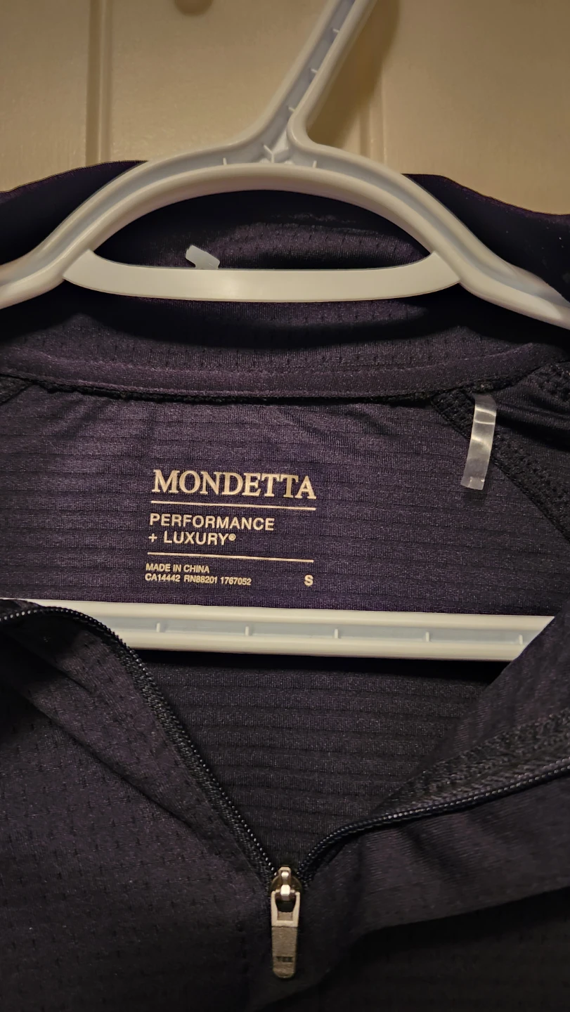 Mondetta Performance + Luxury 1/4 Zip Pullover - Size S - photo 3