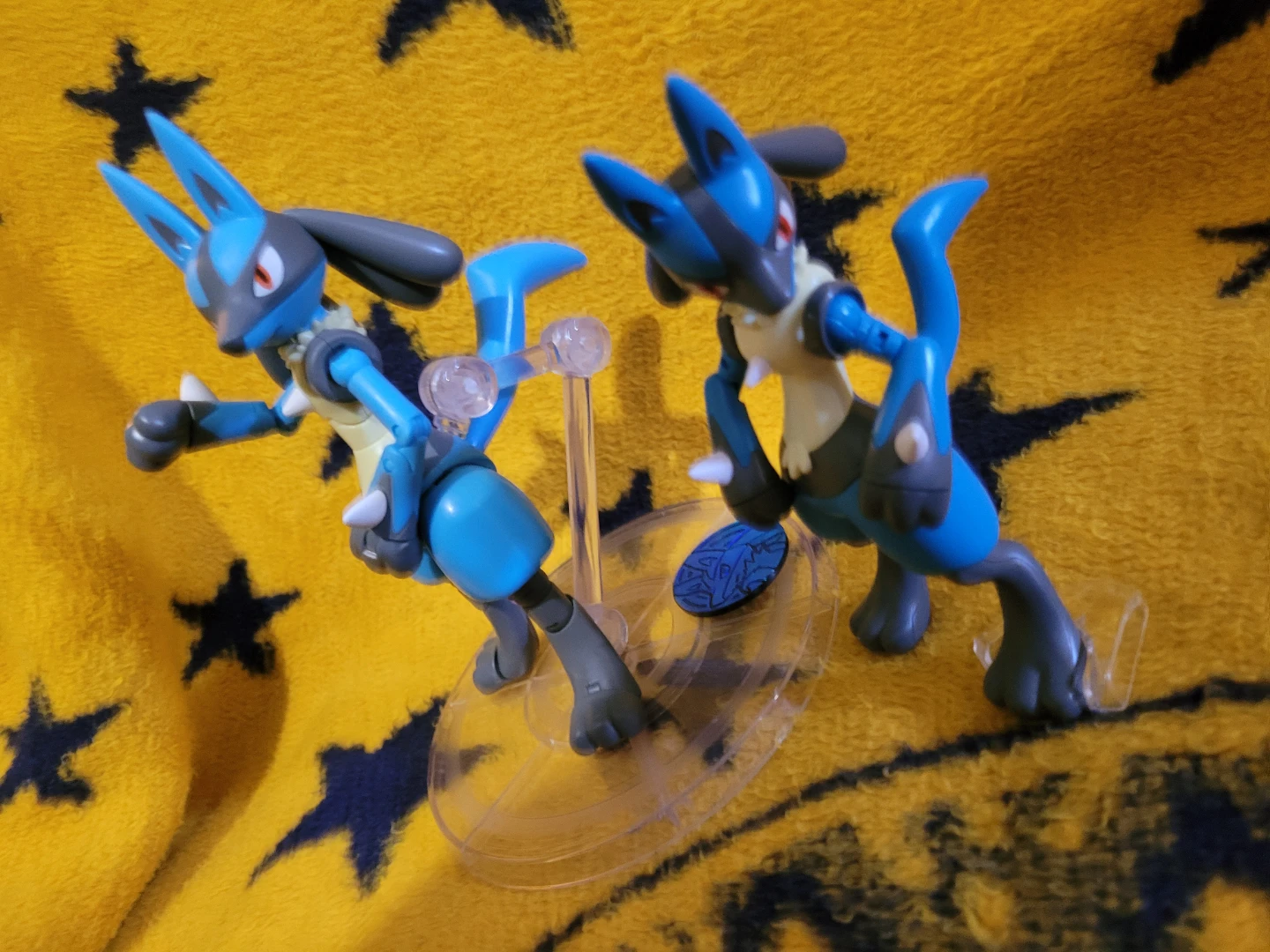 Pokemon Lucario Action Figures with Coin