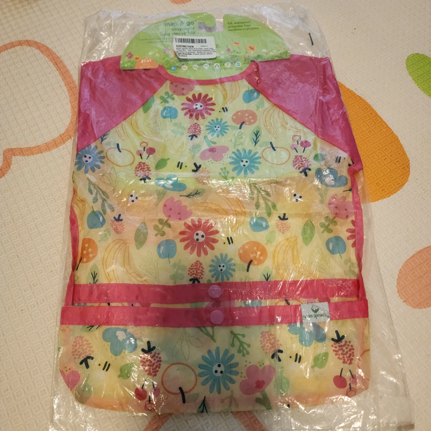 Snap & Go Easy-Wear Long Sleeve Bib
