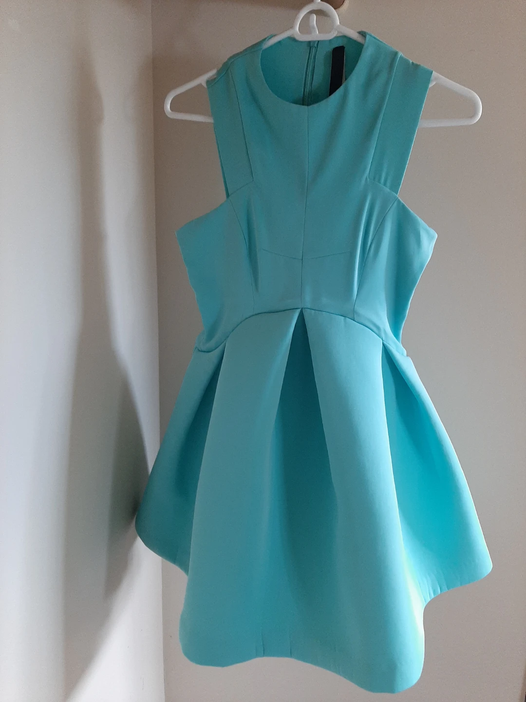 AQ/AQ Turquoise Fit and Flare Dress US 2