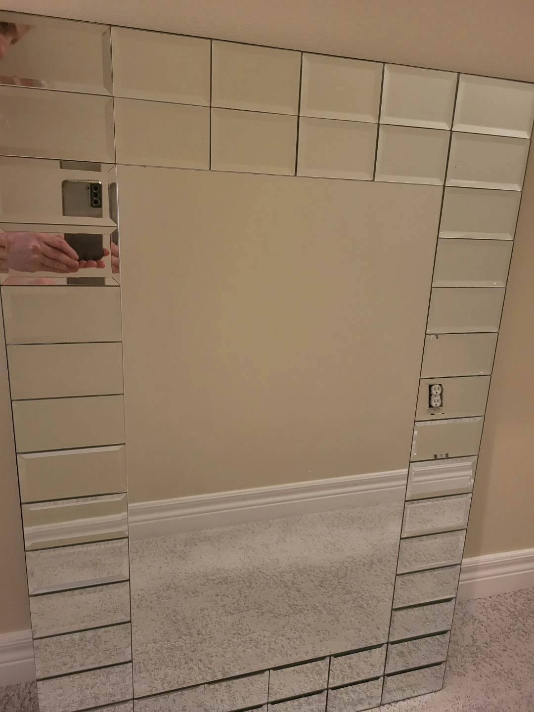 Decorative Bevelled Mirror