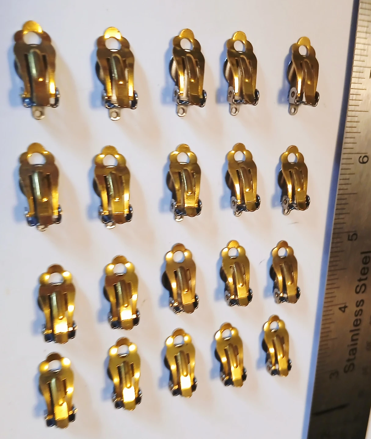 Bulk Lot of 30 Earring Clips Findings