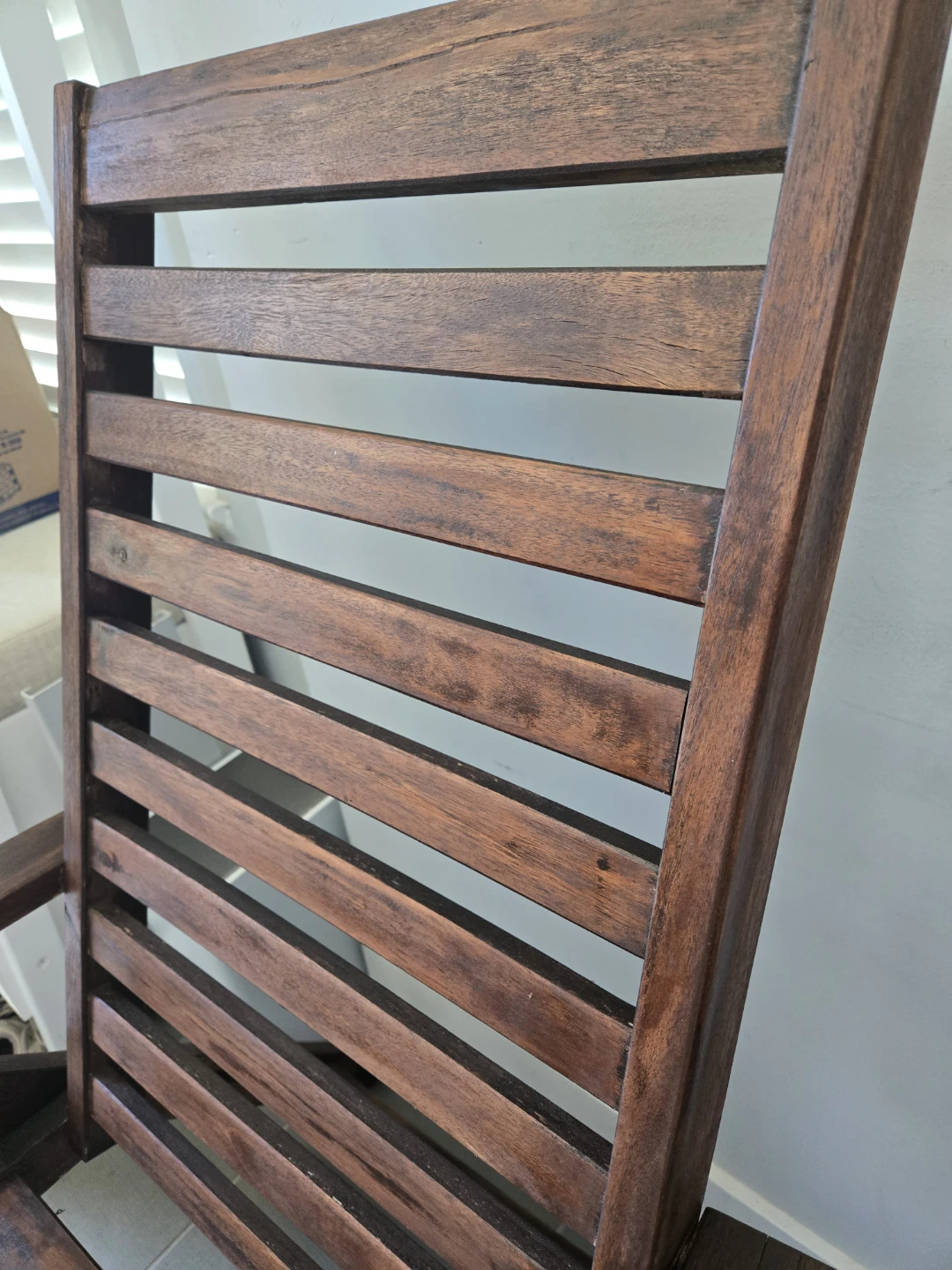 Newly refinished ikea applaro folding chair and bistro table - photo 5