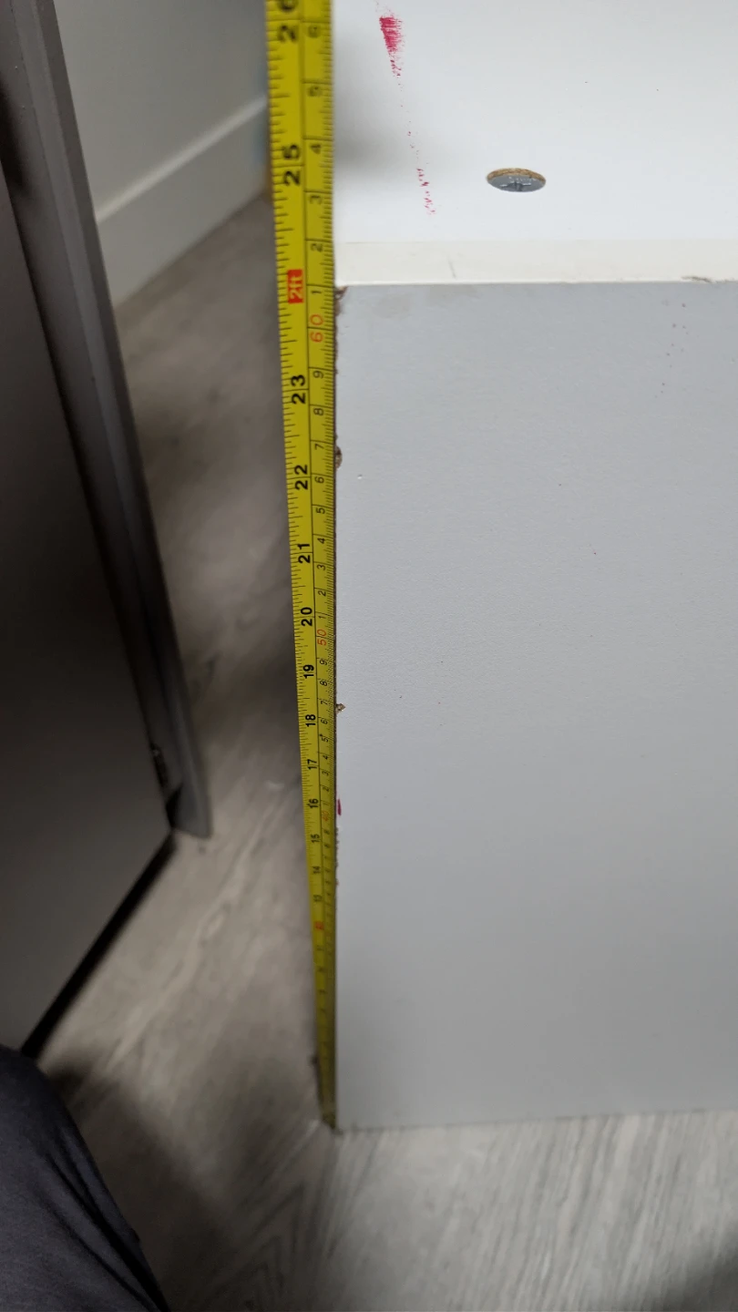 2-Door Storage Cabinet with Glass Shelf - photo 2