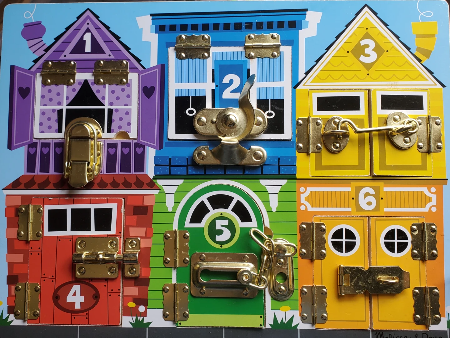 Melissa and Doug Latches Wooden Activity Board - photo 5
