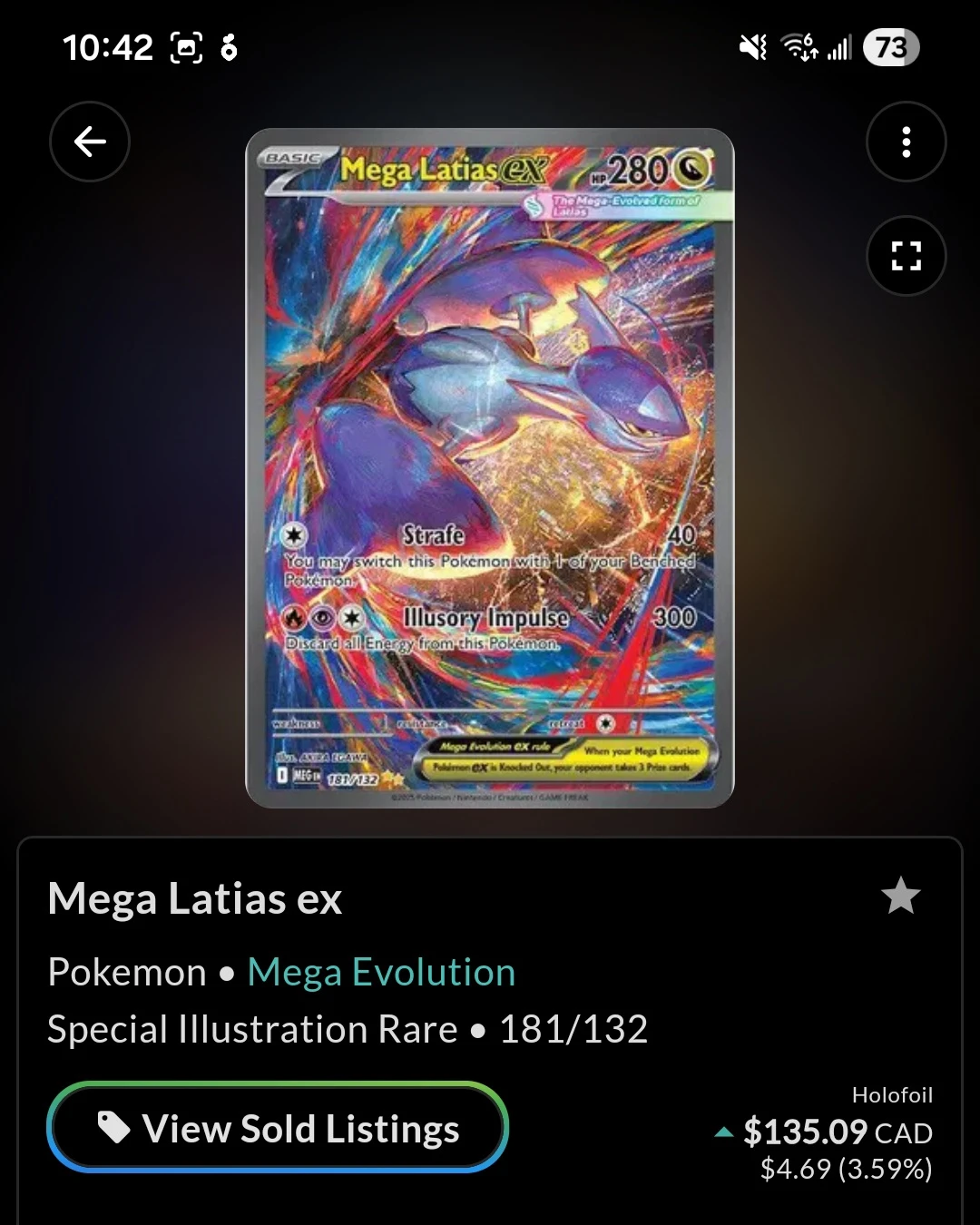 Mega Latias ex 181 - Near Mint ⚽️ - photo 3