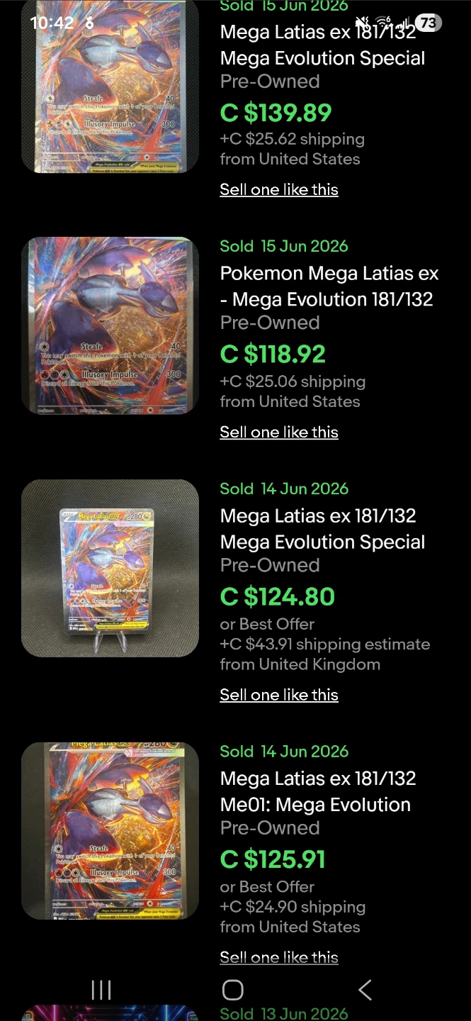 Mega Latias ex 181 - Near Mint ⚽️ - photo 4