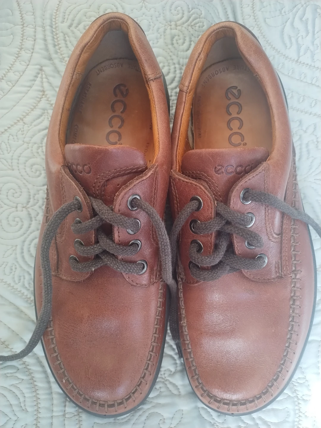 ECCO Seawalker Leather Comfort Shoes