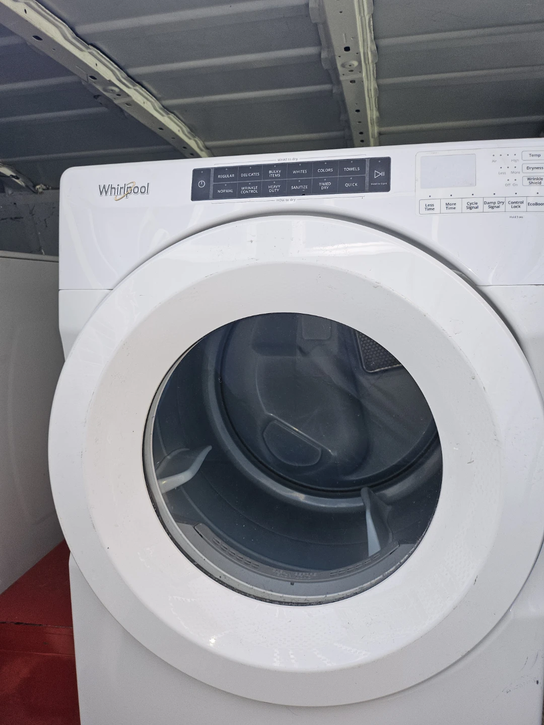 Whirlpool Dryer 27" can deliver