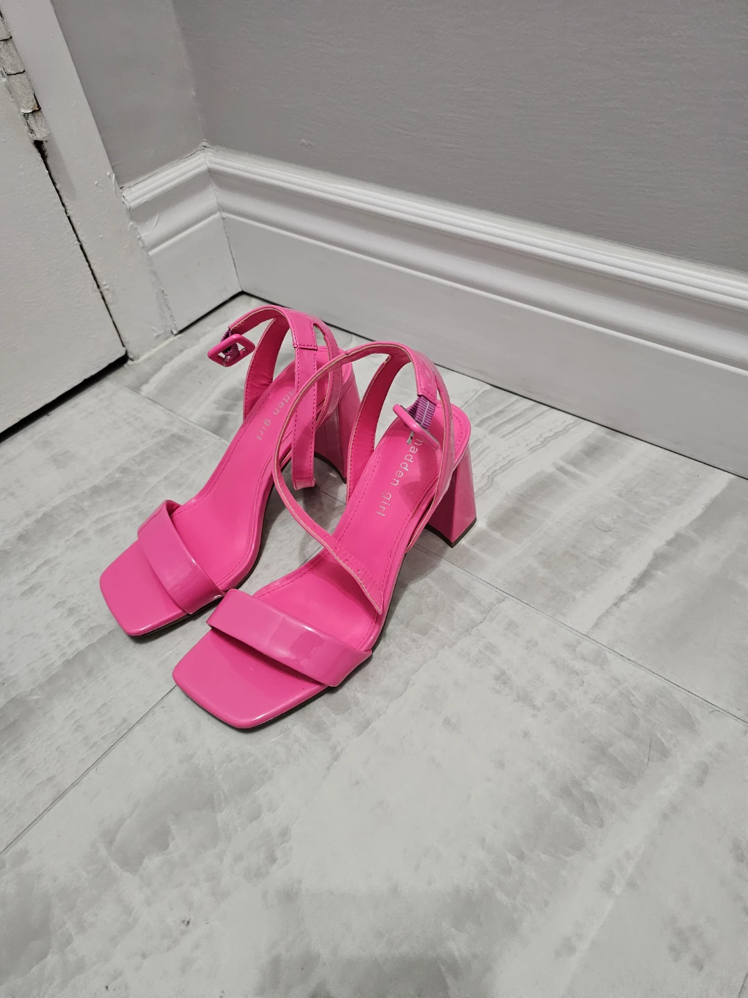 Madden Girl Pink Strappy Heeled Sandals - photo 2