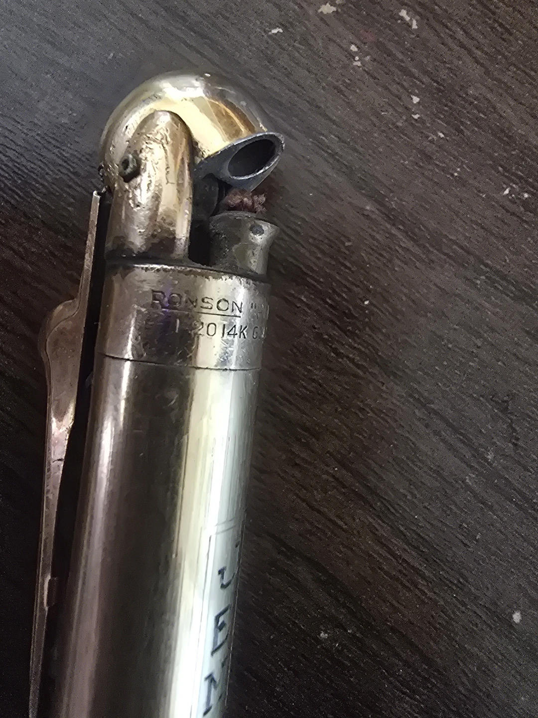 Ronson 1/20 14 karat Gold Filled Mechanical Pencil Lighter - photo 2