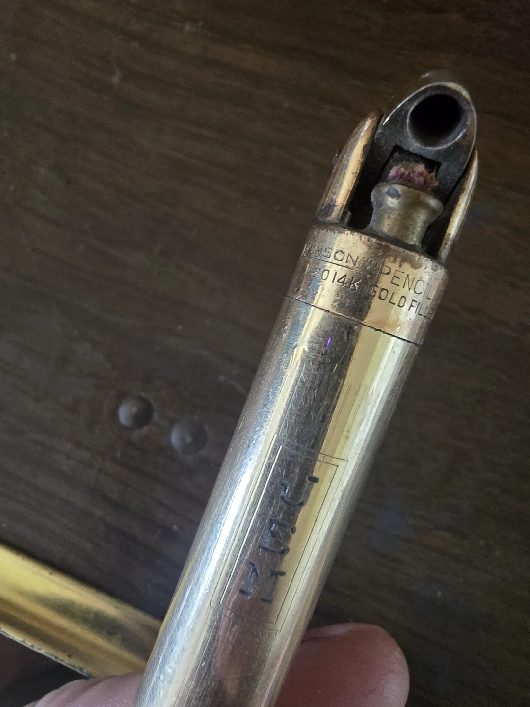 Ronson 1/20 14 karat Gold Filled Mechanical Pencil Lighter - photo 3