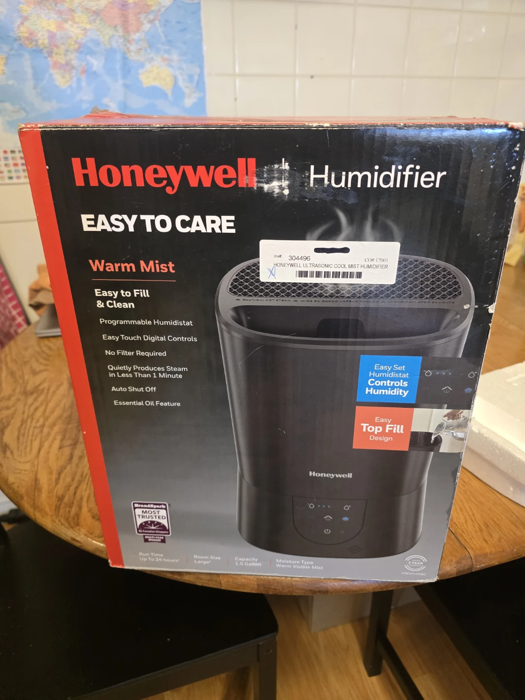 New Honeywell Warm Mist Humidifier (Tested-working)