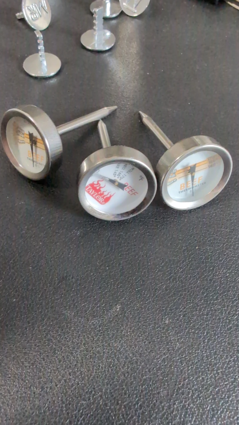 6 piece Outset Steak Grill Charm with 3 piece beef thermometer - photo 3