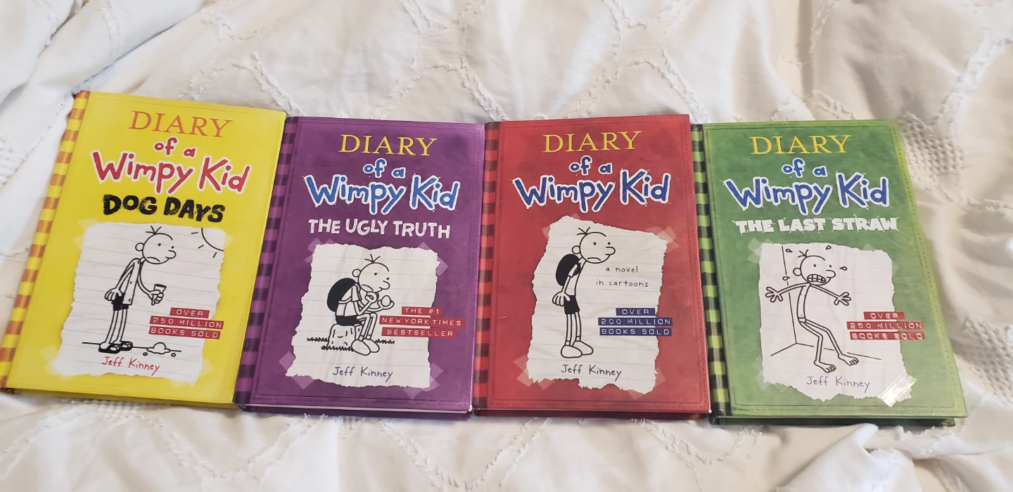 4 Diary of a Wimpy Kid Books