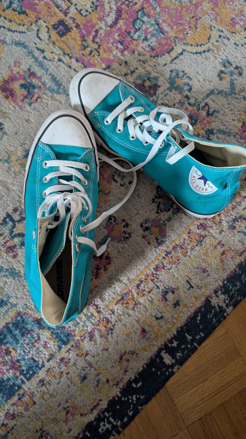 Teal Converse Chuck Taylor All Star High Top Shoes