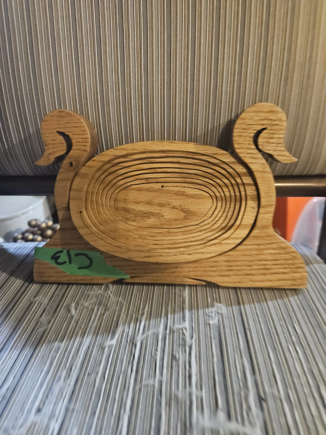 Wooden Swan Collapsible Fruit Bowl - photo 2