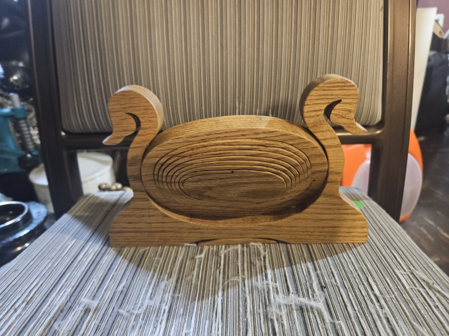 Wooden Swan Collapsible Fruit Bowl - photo 3