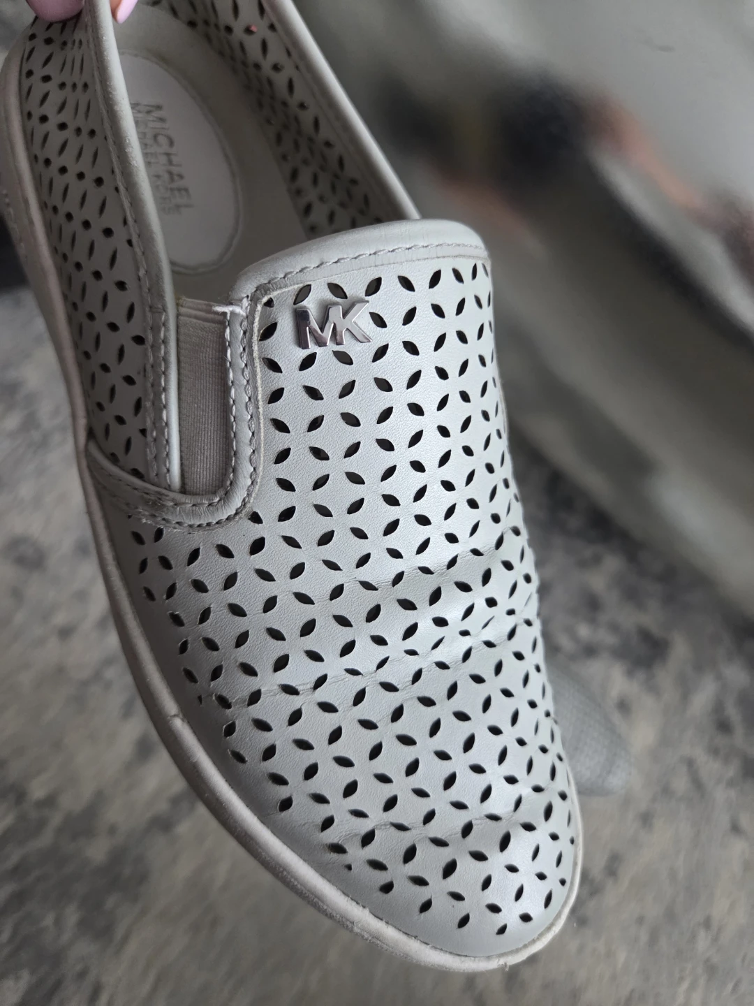 Michael Kors Perforated Slip-On Sneakers - photo 2