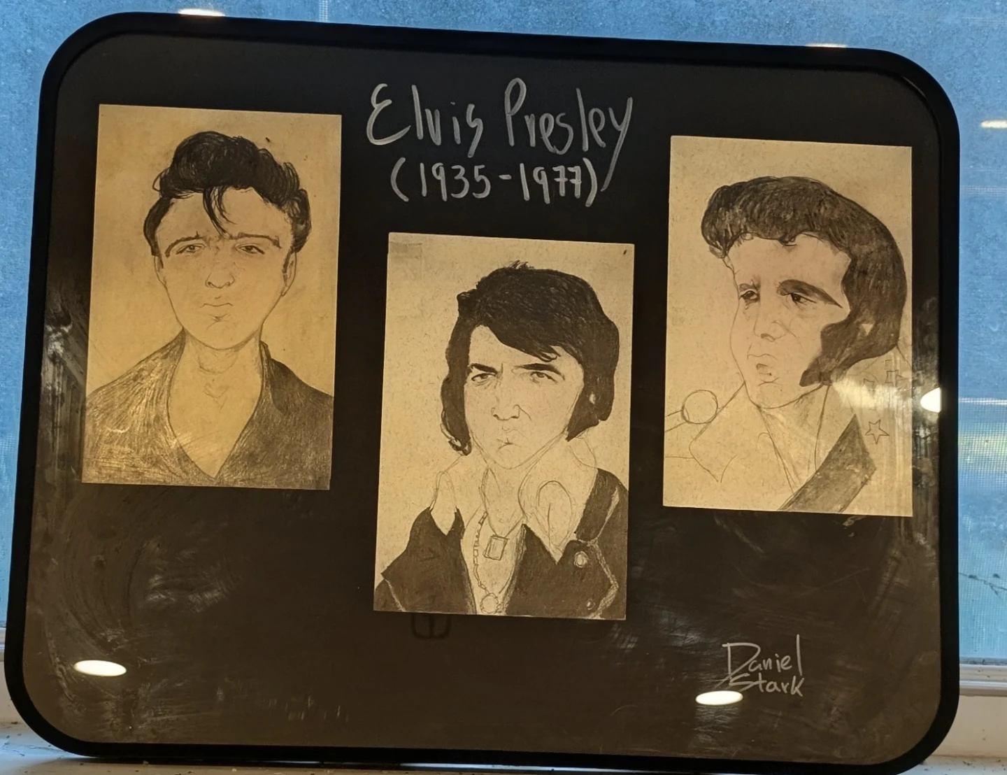 Elvis Presley  Original pencil on paper
