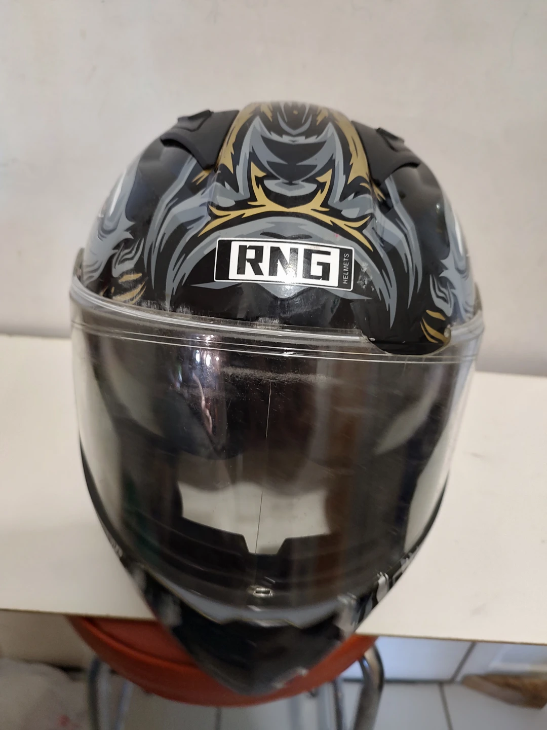 For sale RNG Motorcycle Helmet - Wolf Graphic, downtown - photo 2