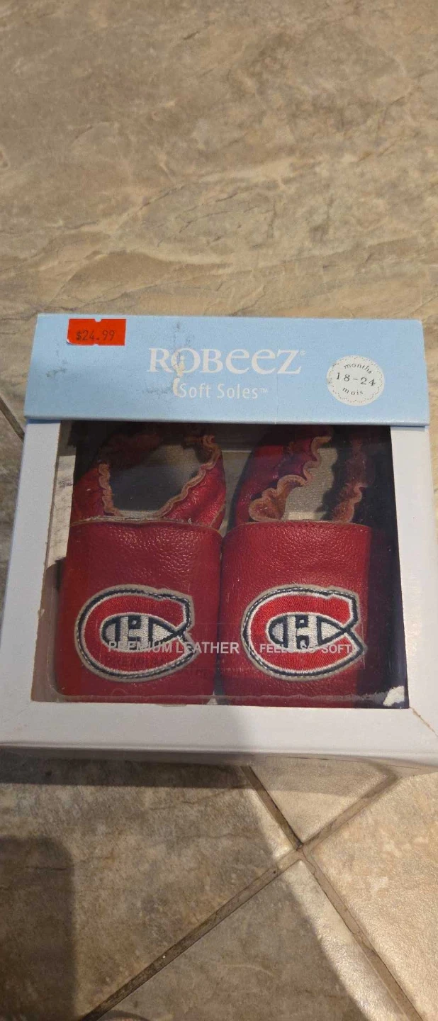 Robeez Montreal Canadiens Soft Soles Crib Shoes - photo 2