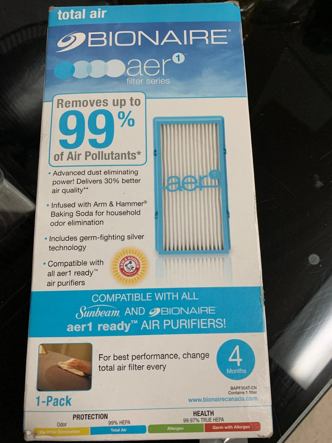 Bionaire AER1 Total Air Filter 1-Pack - photo 2