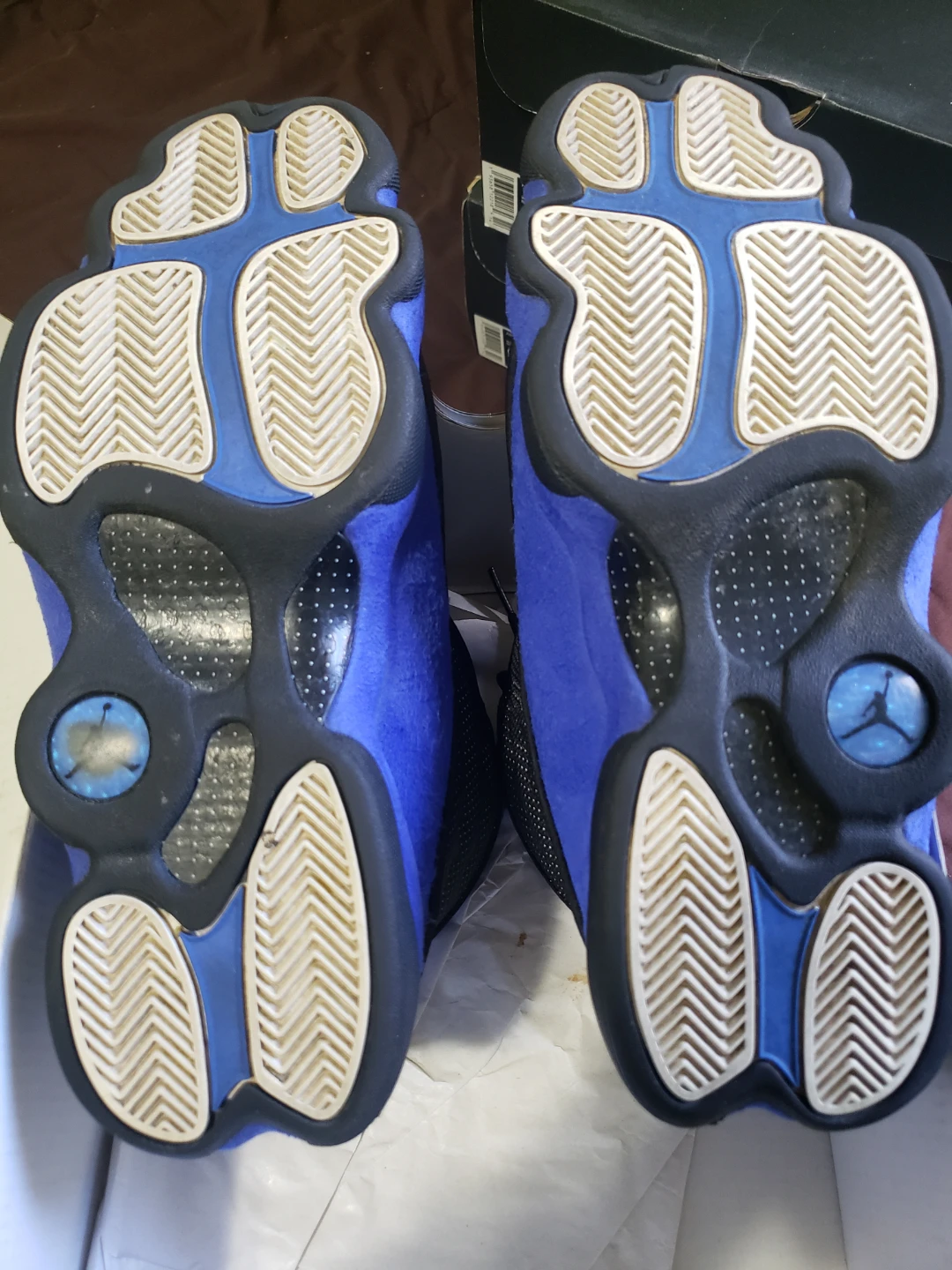 Air Jordan 13 Retro Shoes - Black/Hyper Royal - Size 9 - photo 2