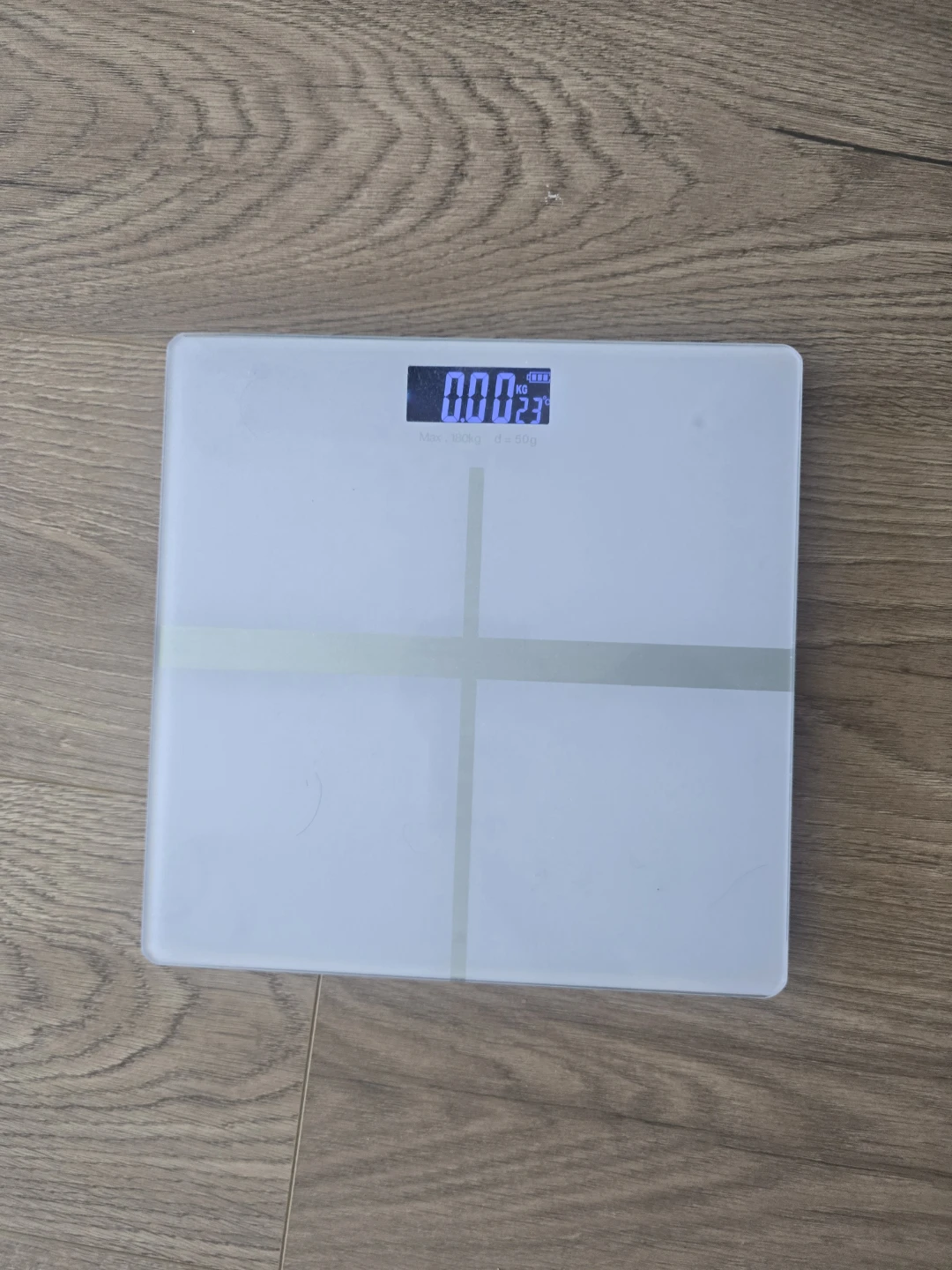 White Digital Bathroom Scale